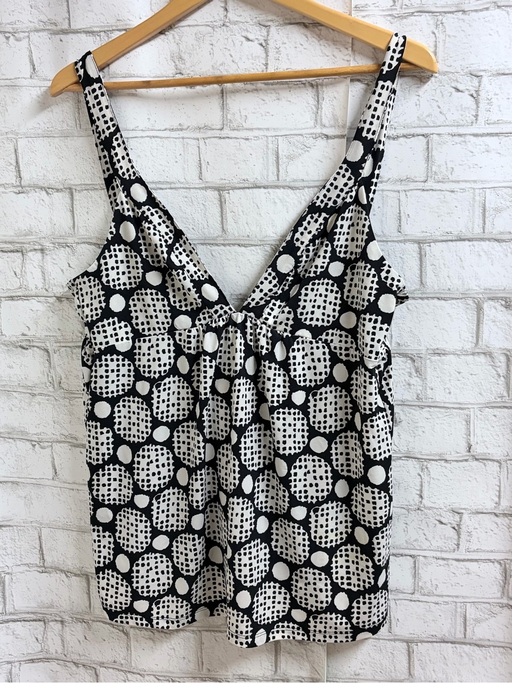 Guess Black and White Polka Dot Dress Tank